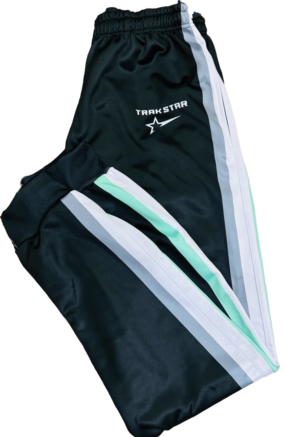 “GREEN GLOW”3 STRIPE TRACKSUIT